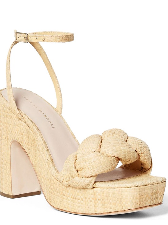 Loeffler Randall Shoes - Loeffler Randall Fae Braided Raffia Platform Sandals 9.5 $425